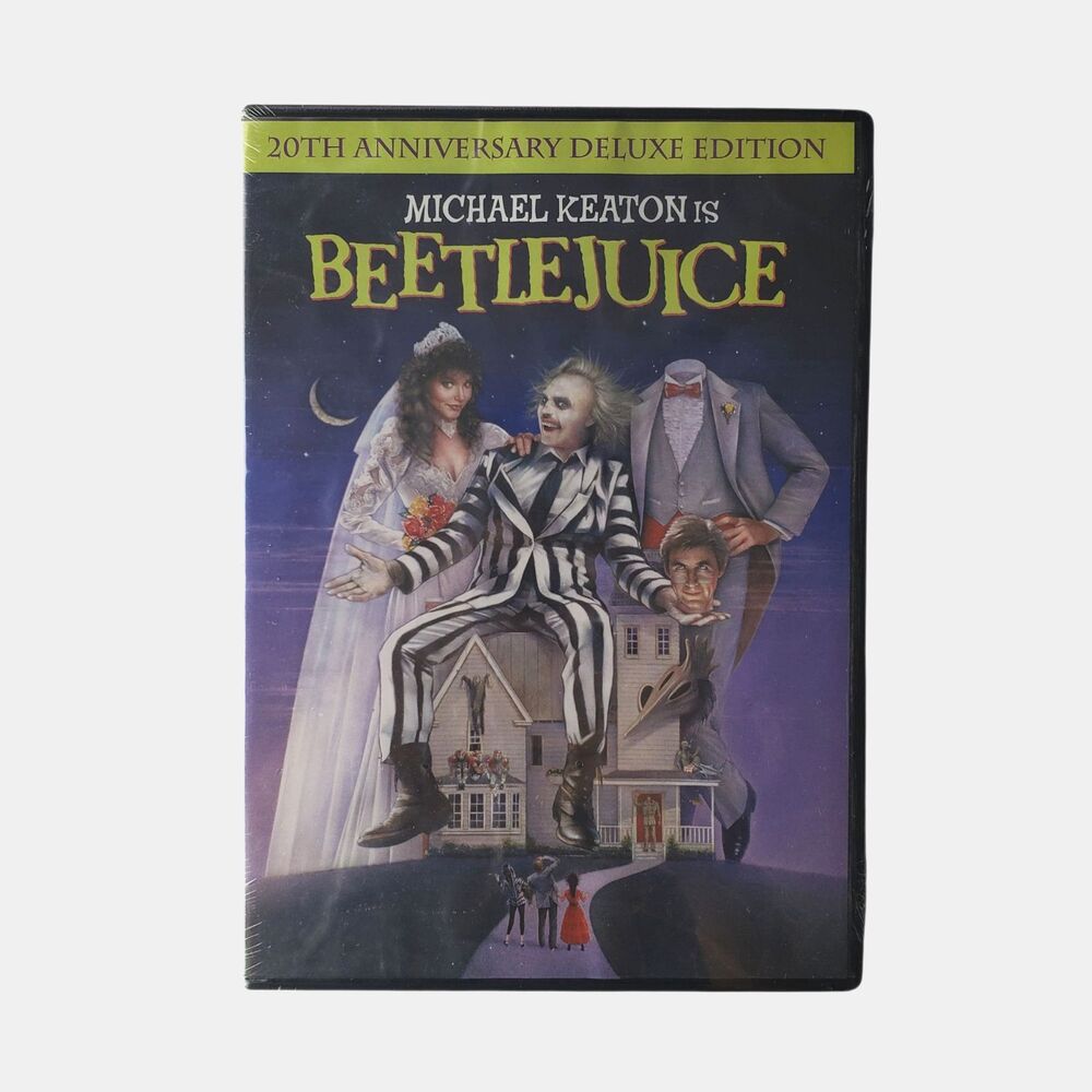 Beetlejuice 20th Anniversary Deluxe Edition DVD Sealed New